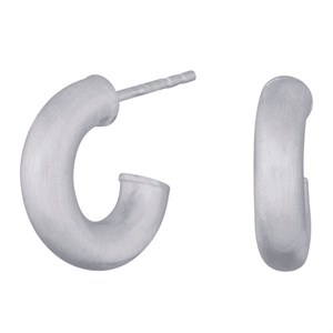 Hoops Simple sølv creoler fra 15 - 40 mm